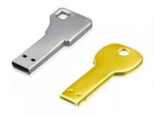 グリーンハウス　キーホルダに付けられるカギ型USBフラッシュメモリを発売
