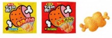 【テック腹ペコ隊】東ハト　マンモの肉風パフスナック「骨つきマンモスの肉!?・ほしにく味/あぶり焼肉味」発売