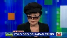 【Pray for Japan , from the world】「日本、全世界がうらやむ国に必ず復興する」ヨーコ・オノがCNN緊急出演で、激励のエール。