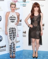 【イタすぎるセレブ達】『Billboard Music Awards 2013』、歌姫カーリー・レイ・ジェプセンとマイリーのスタイルに視線集中。