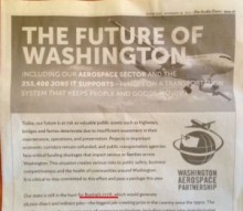 【米国発！Breaking News】ボーイング社の求人広告にエアバス機の写真が使われる。（ワシントン州）