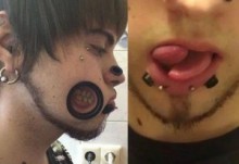 【EU発！Breaking News】歯や舌がギラリ。顔にあり得ない穴を開けた23歳男性。（独）