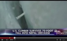 【米国発！Breaking News】ヒマラヤのクレバスで21m落下した米登山家。複数骨折も氷の壁をよじ登る。