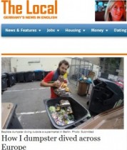 【EU発！Breaking News】食品の無駄と廃棄に徹底抗議の仏男性、今日もヨーロッパのどこかでゴミ箱あさり。