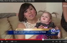 【米国発！Breaking News】落雷に遭った臨月の妊婦、無事出産も赤ちゃんに重い後遺症。（ニューメキシコ州）