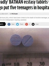 【豪州発！Breaking News】バットマン印の青い錠剤。粗悪な合成麻薬「エクスタシー」出回る。（豪）