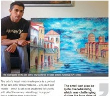 【海外発！Breaking News】歯磨きチューブで絵を描くメキシコの芸術家、クリスティアム・ラモスさん。＜動画あり＞