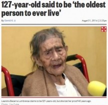 【南米発！Breaking News】満127歳と裁判所に認められたメキシコ女性。玄孫はなんと55人！