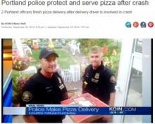 【海外発！Breaking News】ピザハットの宅配ドライバーが事故。親切な警察官が代わりにデリバリー！（米）