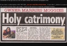 【海外発！Breaking News】愛する猫との結婚を正式に認められた女性。増えるペットとの結婚。（英）