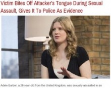 【海外発！Breaking News】キスしてきた見知らぬ男の舌を噛み切った女性。その舌が逮捕の手掛かりに！（英）