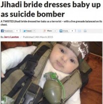 【海外発！Breaking News】「イスラム国（IS）」死にもの狂いか。赤ちゃんも自爆テロ要員という写真が公開。