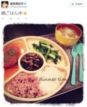 【エンタがビタミン♪】吉瀬美智子の娘ちゃんへの手料理がおしゃれ。ファンも「バランスがいい！」と絶賛。