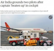 【海外発！Breaking News】印・旅客機コックピットでパイロットが大喧嘩。経営難、給与未払いで苛立ちも？