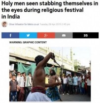 【海外発！Breaking News】聖なる男は串で目を刺せ。インド・アジュメールの「ウルス祭」が恐ろしい。