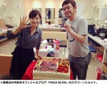 【エンタがビタミン♪】杉崎美香、奥田民生50歳の誕生日を祝う。“もみじまんごじゅう”の楽屋を訪問。