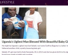 【海外発！Breaking News】“最も醜い男”呼ばれるウガンダの男性に8人目の子が誕生。