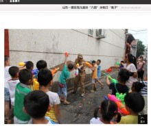 【海外発！Breaking News】中国のテーマパークで戦争ごっこ「日本の悪魔を撃ち殺せ」叫ぶ子供たち。