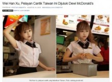 【海外発！Breaking News】超絶カワイイ店員さんが大人気。赤字低迷のマクドナルドを救うか（台湾）