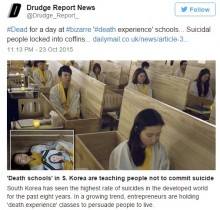 【海外発！Breaking News】高校生を自殺から救いたい。葬儀屋元従業員が“死人体験”を企画（韓国）