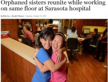 【海外発！Breaking News】40年前に韓国で生き別れた姉妹、アメリカで奇跡の再会。