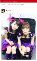 【エンタがビタミン♪】たかみなと峯岸、AKB48の“Wみなみ”がスーツケースに入る。