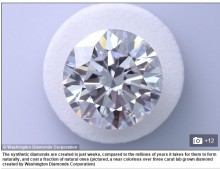 【海外発！Breaking News】コストは天然の半分、2週間で形成。人工ダイヤモンドに注目する人々