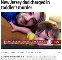 【海外発！Breaking News】「新しい彼女が子供嫌いだから」22歳シングルファーザー、愛息を殺害（米）