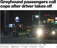 【海外発！Breaking News】米グレイハウンド・バスの乗客、数時間待ちぼうけ　運転手現れず