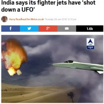 【海外発！Breaking News】インド空軍「戦闘機がスクランブル発進。UFOと遭遇して撃墜」と発表