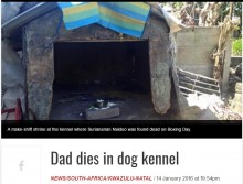 【海外発！Breaking News】薬物依存の中年男性、家族にも連絡せず犬小屋で孤独死（南ア）