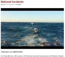 【海外発！Breaking News】南アフリカからブラジル目指してボートで出発した母子、船酔いで救助