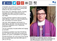 【海外発！Breaking News】カトリック教会のニセ司祭、大金を騙し取る　20年間誰も気づかず（米）