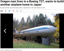 【海外発！Breaking News】退役旅客機に暮らす米男性　夢は「ボーイング747型機を買って日本でも！」