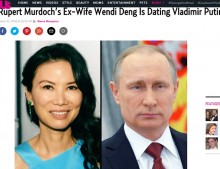 【海外発！Breaking News】プーチン大統領に「アジアン美女と交際」の噂　米メディア王の47歳元妻