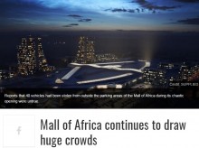 【海外発！Breaking News】南アフリカ最大のショッピングモール、オープン初日に窃盗続出　40名逮捕
