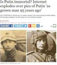 【海外発！Breaking News】プーチン大統領は不老不死!?　1920年のソックリさん写真が話題に