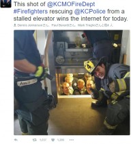 【海外発！Breaking News】警察VS消防の構図が見える写真がTwitterで話題に（米）