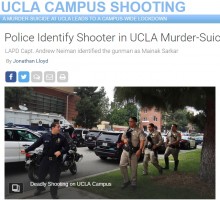 【海外発！Breaking News】UCLA教授を射殺した元大学院生「コンピューターコードを不正使用された」と思い込み
