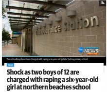 【海外発！Breaking News】6年生男子2名が1年生女子に性的暴行　小学校のトイレで（豪）