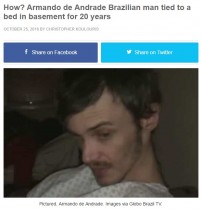 【海外発！Breaking News】行方不明だった少年、36歳で発見　父と継母が地下室に20年監禁か（ブラジル）