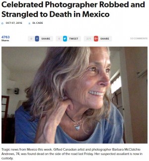 【海外発！Breaking News】世界的フォトジャーナリストの女性　空港送迎バンの運転手に殺害される（メキシコ）