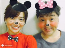 【エンタがビタミン♪】大島優子＆ムロツヨシが“ミッキー＆ミニー”に　愛嬌たっぷりの笑顔が「可愛い」