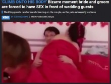 【海外発！Breaking News】新郎新婦が挙式中になんと性行為　「ヤっちゃいなよ」と囃し立てる招待客（中国）