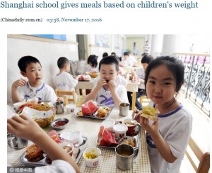 【海外発！Breaking News】園児を「太りすぎ」と「痩せすぎ」にグループ分け　おやつのメニューを変更する幼稚園（中国）