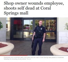 【海外発！Breaking News】店長が従業員に発砲、拳銃自殺　大型ショッピングモールが一時閉鎖する事態に（米）