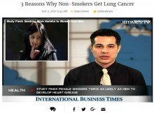 【海外発！Breaking News】11月は肺がん啓蒙月間　患者の20％は非喫煙者、女性に多いその現実と闘うために（米）