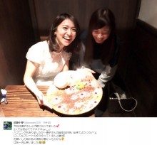 【エンタがビタミン♪】大島優子のバースデーケーキに“ゆうゆ”　「昔、居なかったっけ？」の声