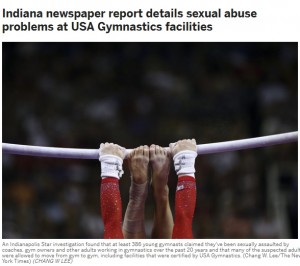 【海外発！Breaking News】未成年女子選手に盗撮、性的接触、枕営業強要　腐りきった米国体操協会