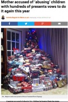 【海外発！Breaking News】クリスマスプレゼントの与えすぎで「虐待」と批判された母親　今年も96個ずつのプレゼントを用意（英）